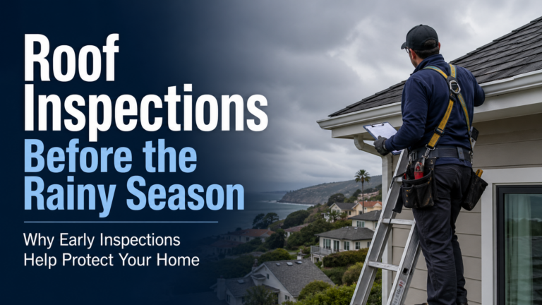 Why Roof Inspections Are Important Before the Rainy Season